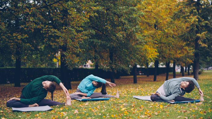 Outdoor Power Yoga
