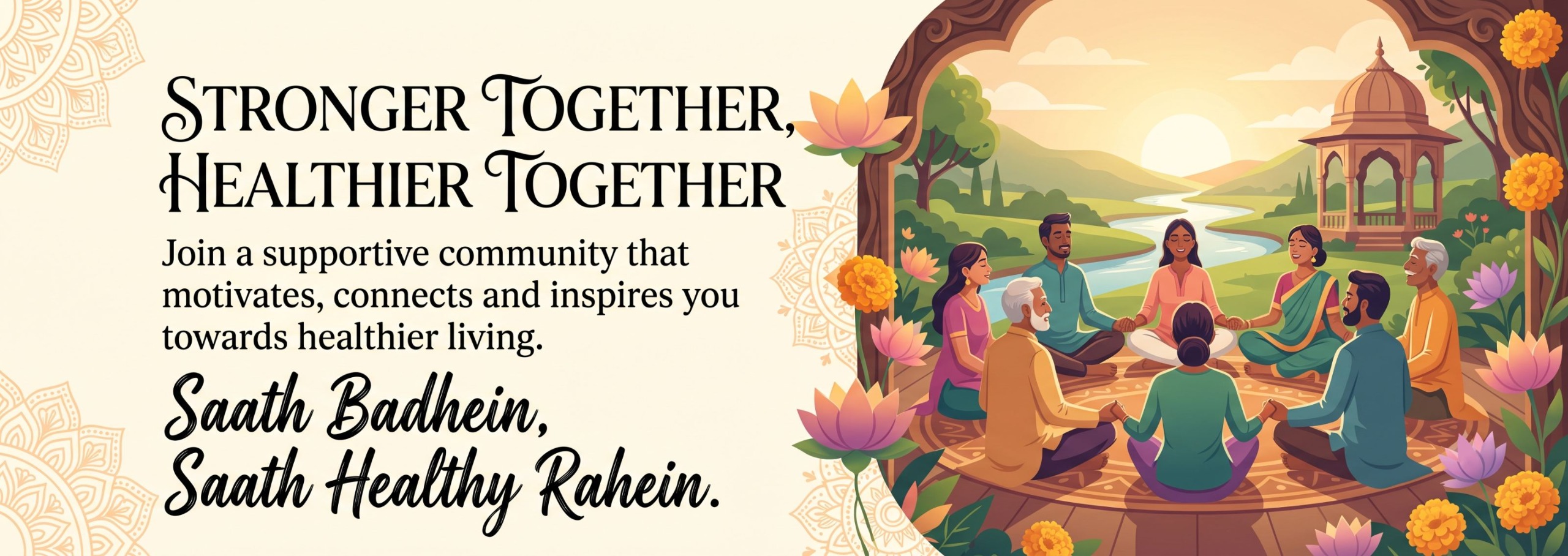 Stronger Together, Healthier Together — Saath Badhein, Saath Healthy Rahein